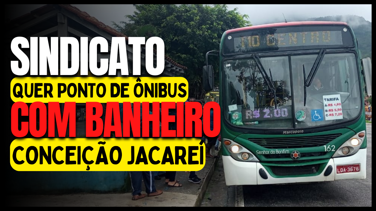 Capa para a matéria, Sindicato solicitou a construção de ponto de ônibus com banheiro