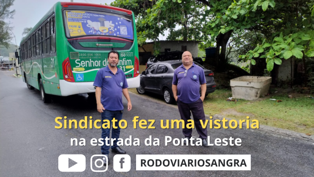 Sindicato fez uma vistoria na estrada da Ponta Leste