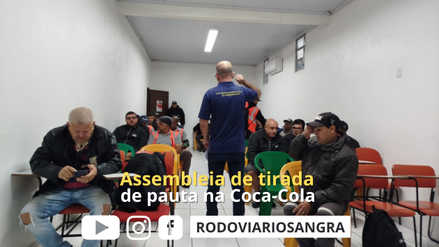 Assembleia de tirada de pauta na Coca-Cola